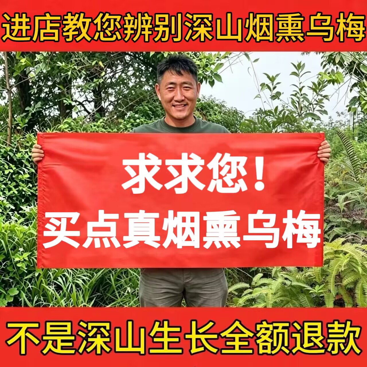 野大乌梅正品中药材乌梅干原味天然生古法烟熏泡三豆饮酸梅汤原料