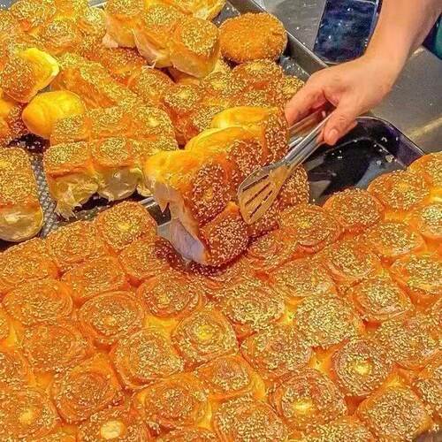 【现做现发】蜂蜜脆皮小面包手撕老式整箱蛋糕早餐速食蜂蜜脆底