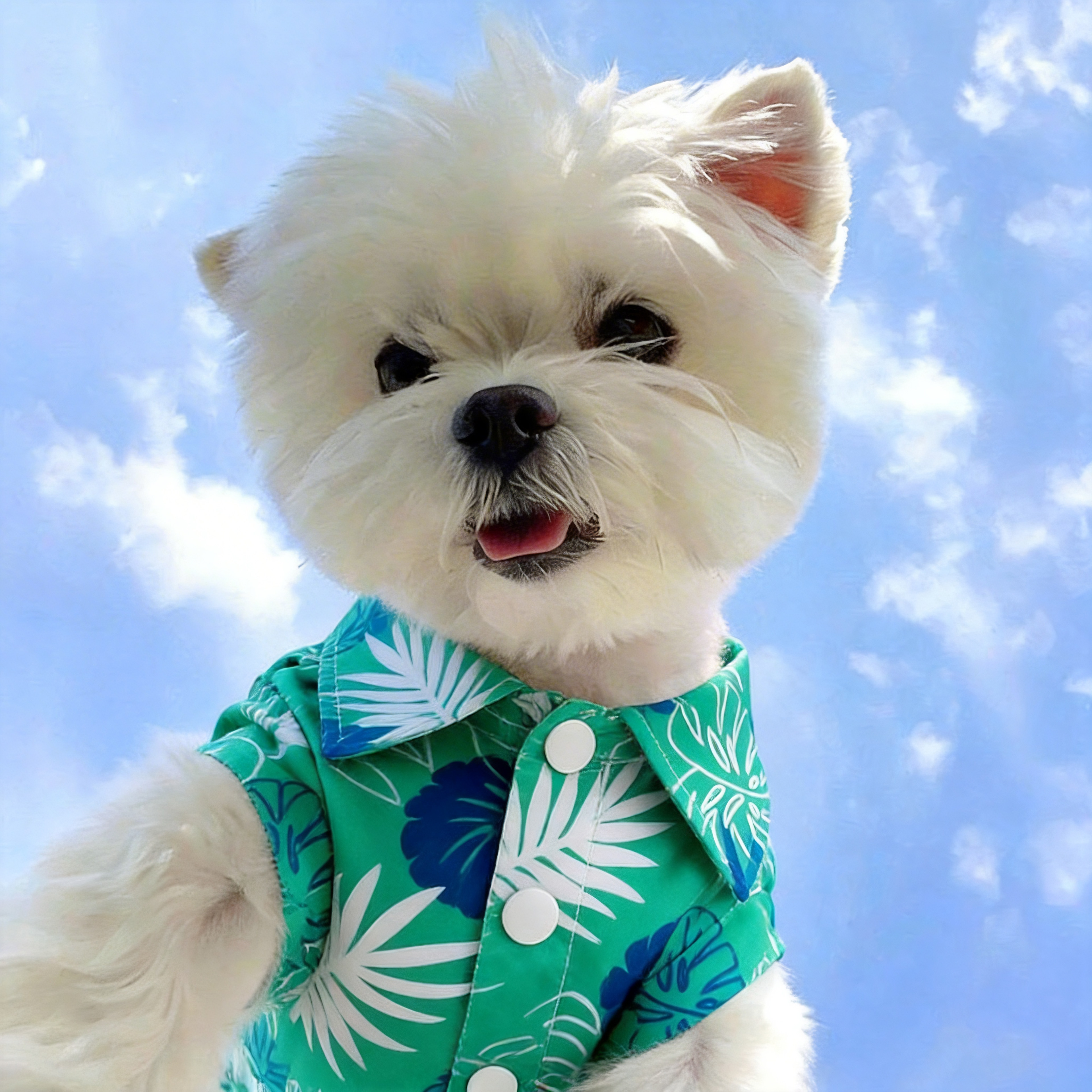 狗狗衣服春夏季薄款沙滩衬衫比熊泰迪柯基小猫狗狗宠物衣服防掉毛