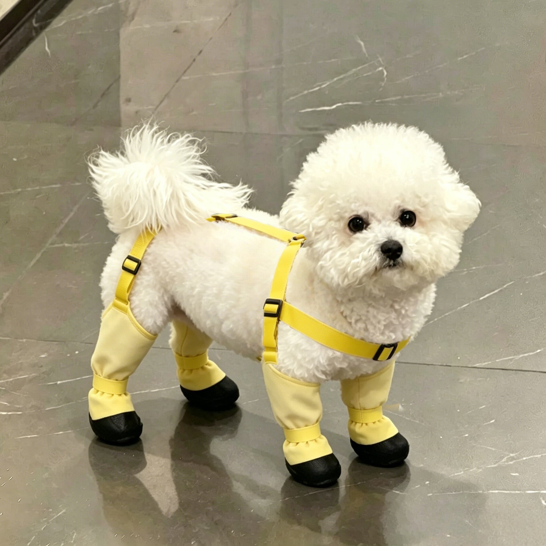 狗狗防水防尘四脚衣外出遛狗