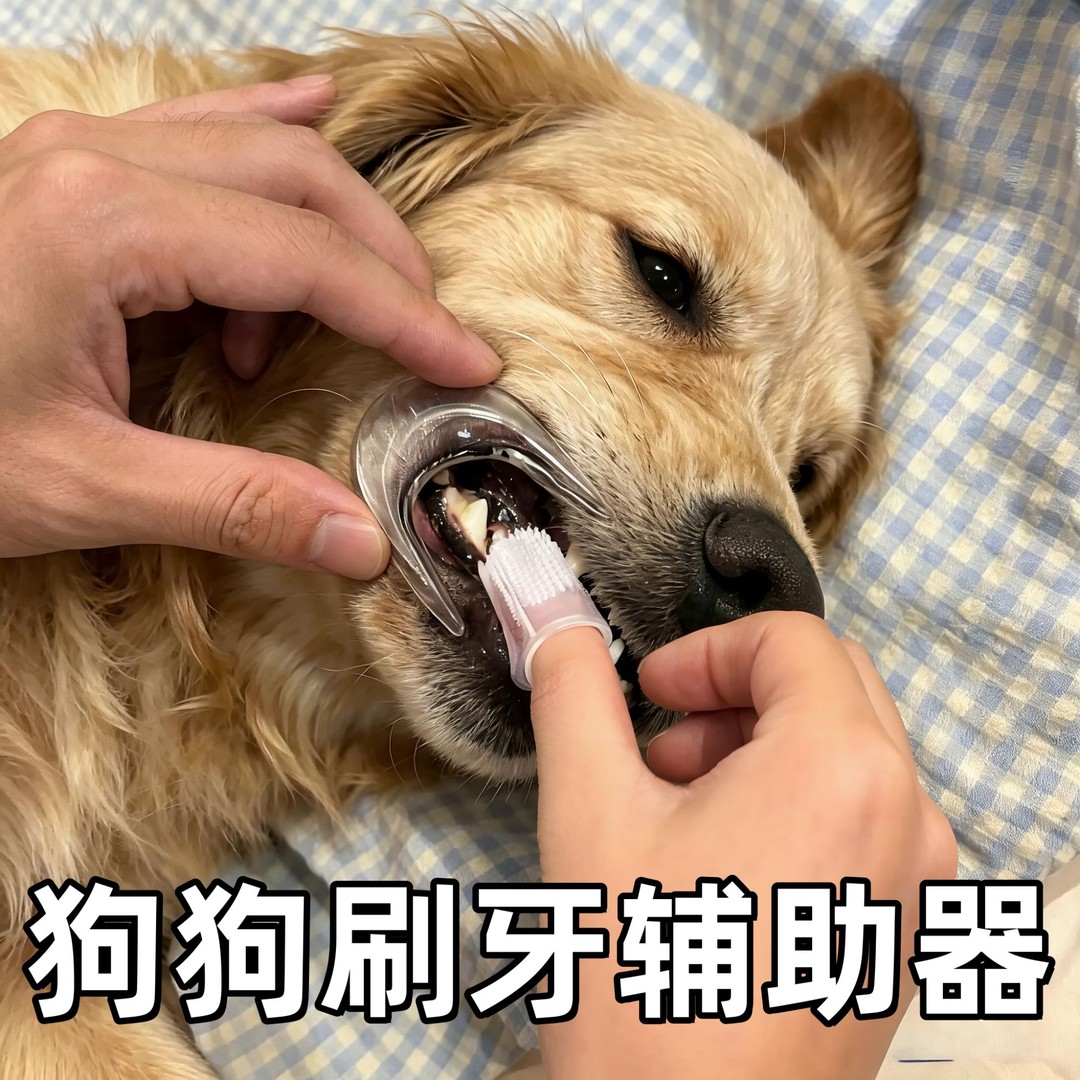 阿莫尔狗狗刷牙开口扩口辅助器
