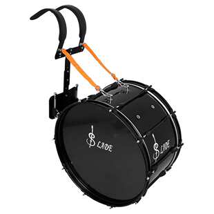 SLADE专业行进大军鼓带背架22寸行进鼓乐器木腔乐队鼓号队行进鼓