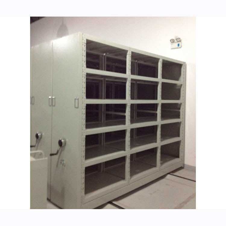 全钢金属拆装货架移动物料架储物架仓储移动密集货柜摇臂柜资料架