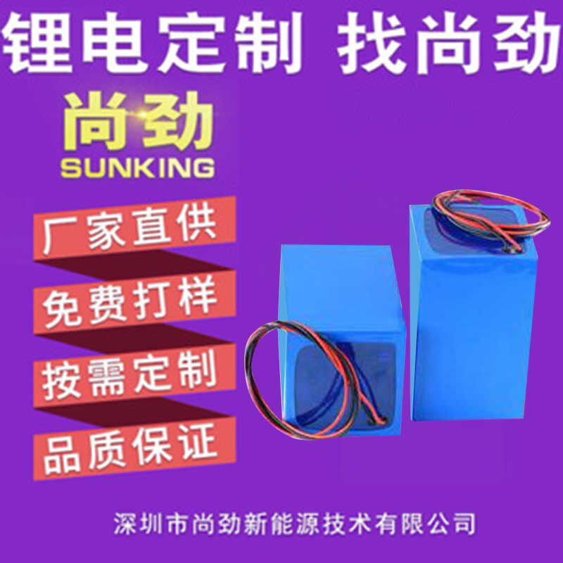 厂家直销24V50AH带电量显示内置充电电路高性能锂电池组