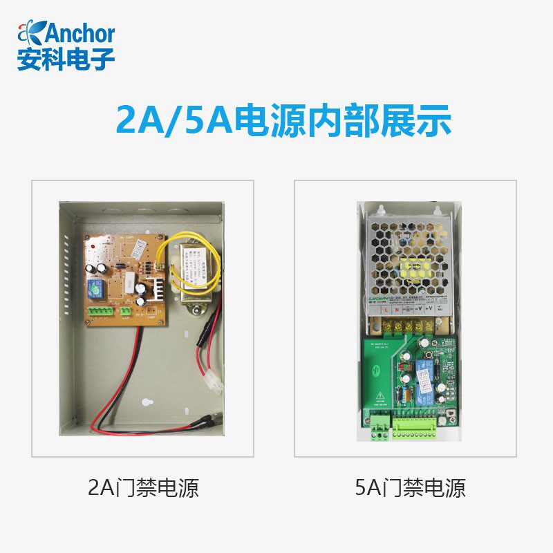 门禁电源12V35a电源控制器电子变压器楼宇门锁带延时单双门控制器
