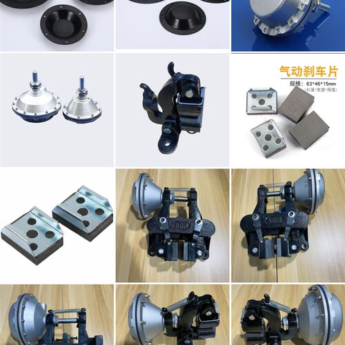 空压蝶式制动器方形卡簧式刹车皮分切机气动摩擦片工业机械来令片