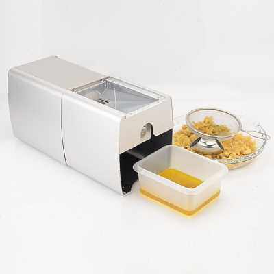 新款爆品压油机家用榨油机全自动小型商用家用冷热炸油机不锈钢款