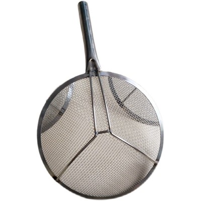 商用不锈钢漏勺单双层中网细网加厚笊篱油抄子打肉沫油篦子过滤网