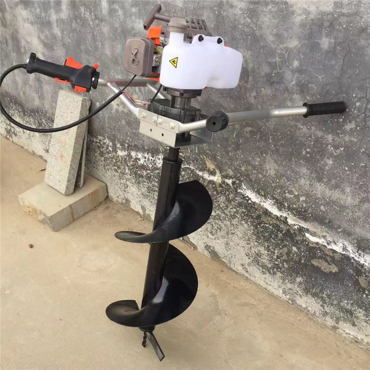 厂促大型植树造林打坑机 新型螺旋叶片挖坑机 道路旁边种树打眼品