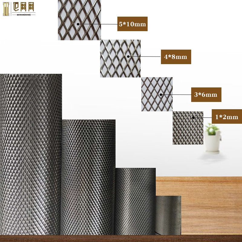 不锈钢菱形网304小孔冲孔拉伸扩张网防虫防鼠隔离防护防坠网格网