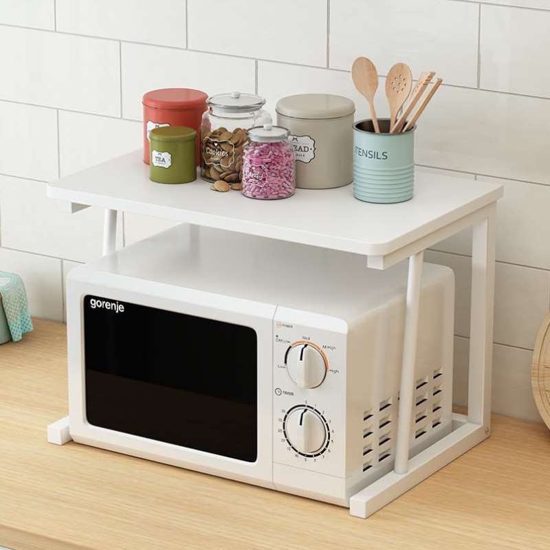 厨房微波炉架子烤箱置物架桌面台面双层电饭锅分层电器支架收纳架