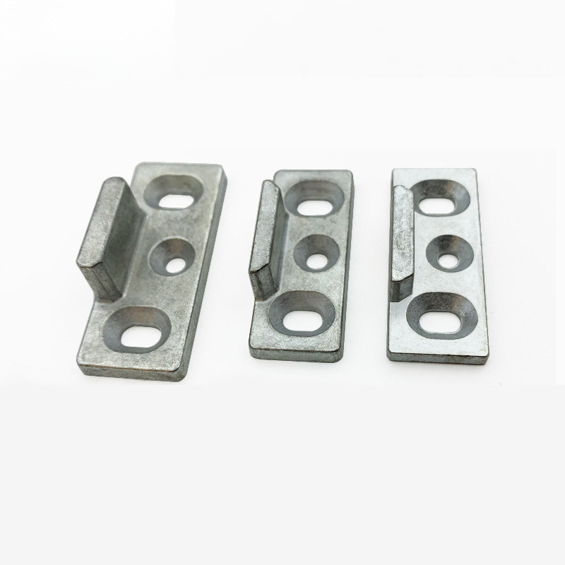 老款50铝合金窗户锁扣平开窗锁点挡块传动连杆锁座窗框配件五金件