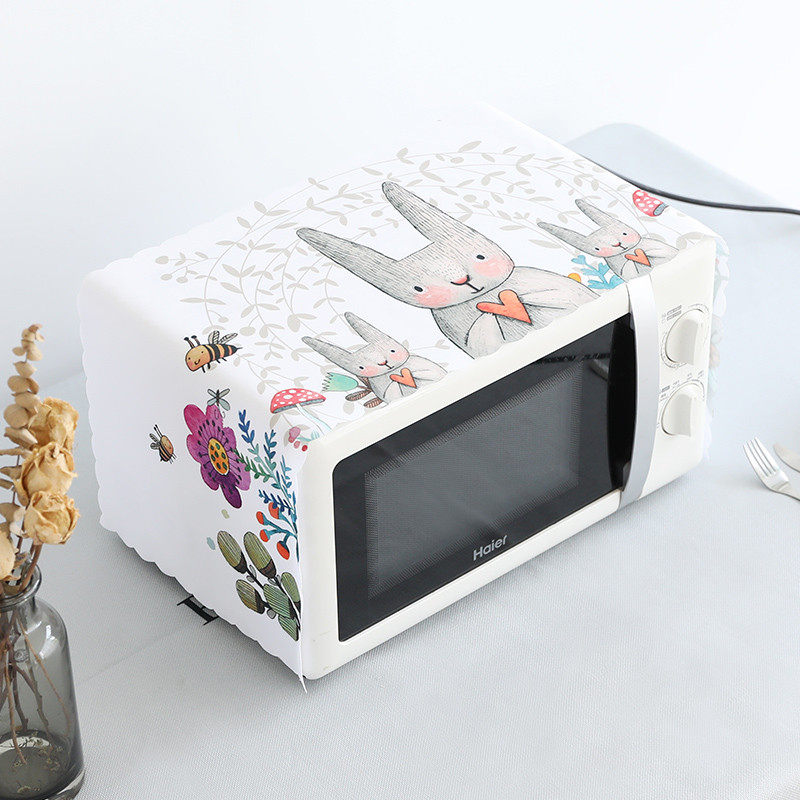 微波炉防尘罩防油家用新款长方形烤箱盖布冰箱洗衣机通用盖巾加厚,居家布艺,微波炉罩,淘宝优惠券,粉丝福利购,淘宝优惠卷