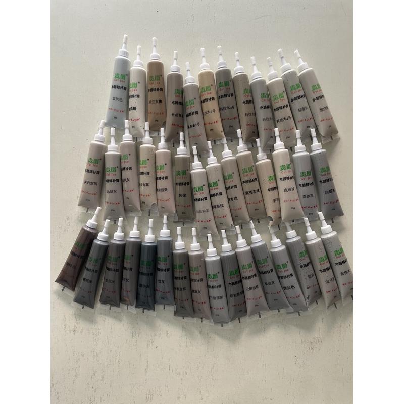 修补漆补色膏补漆笔木门地板掉漆划痕裂缝灰色布纹科技组合