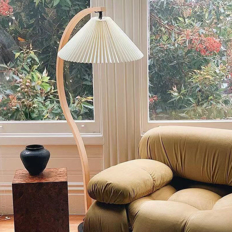 丹麦timberline落地灯沙发边设计师款氛围感中古奶油风客厅卧室灯