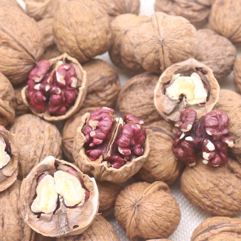新货云南野生红衣红皮核桃薄壳红米核桃健康原味坚果零食整箱10斤