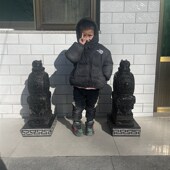 石雕门墩抱鼓石一对青石门墩石鼓别墅入户门口会.所门市摆件