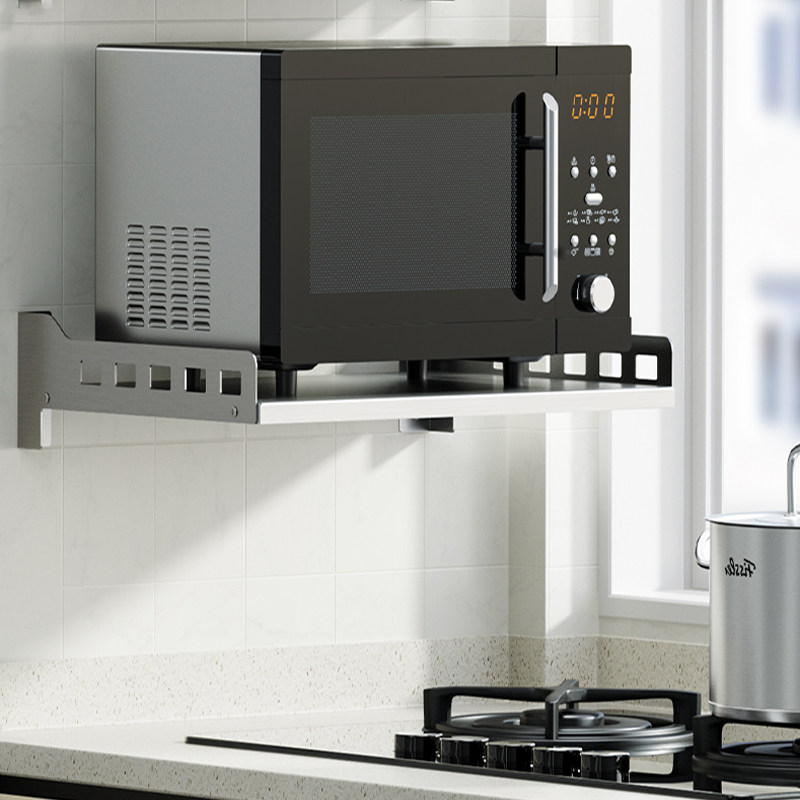 厨房置物架微波炉架子置物架多功能挂F墙上放烤箱架子收纳挂架支,厨房/烹饪用具,微波炉置物架,淘宝优惠券,粉丝福利购,淘宝优惠卷