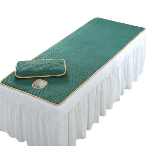 泰国乳胶美容f床凉席夏季 按摩推拿洗头床美容院凉感丝软席可水洗