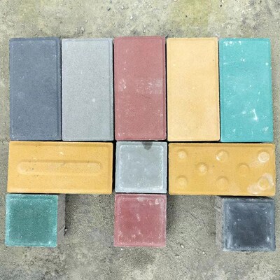 透水砖学校生态砖人行道渗水园林C砖彩砖小区荷兰砖户外地面盲道