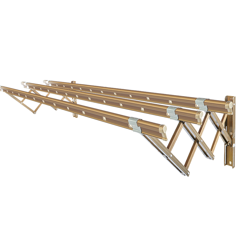 红杏813晾衣架阳台折叠户外伸缩晒衣架家用推拉T试窗外室外晾衣杆