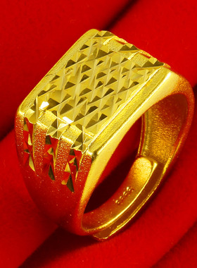 男足金男款饰品黄金戒指