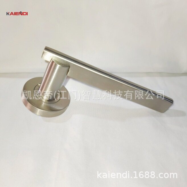 凯恩帝KAIENDI出口欧洲不锈钢机械门锁把手简约风门拉手