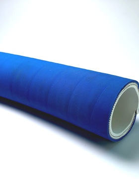 EPDM食品级橡胶管 蓝色螺旋钢丝增强橡胶管耐老化耐高压