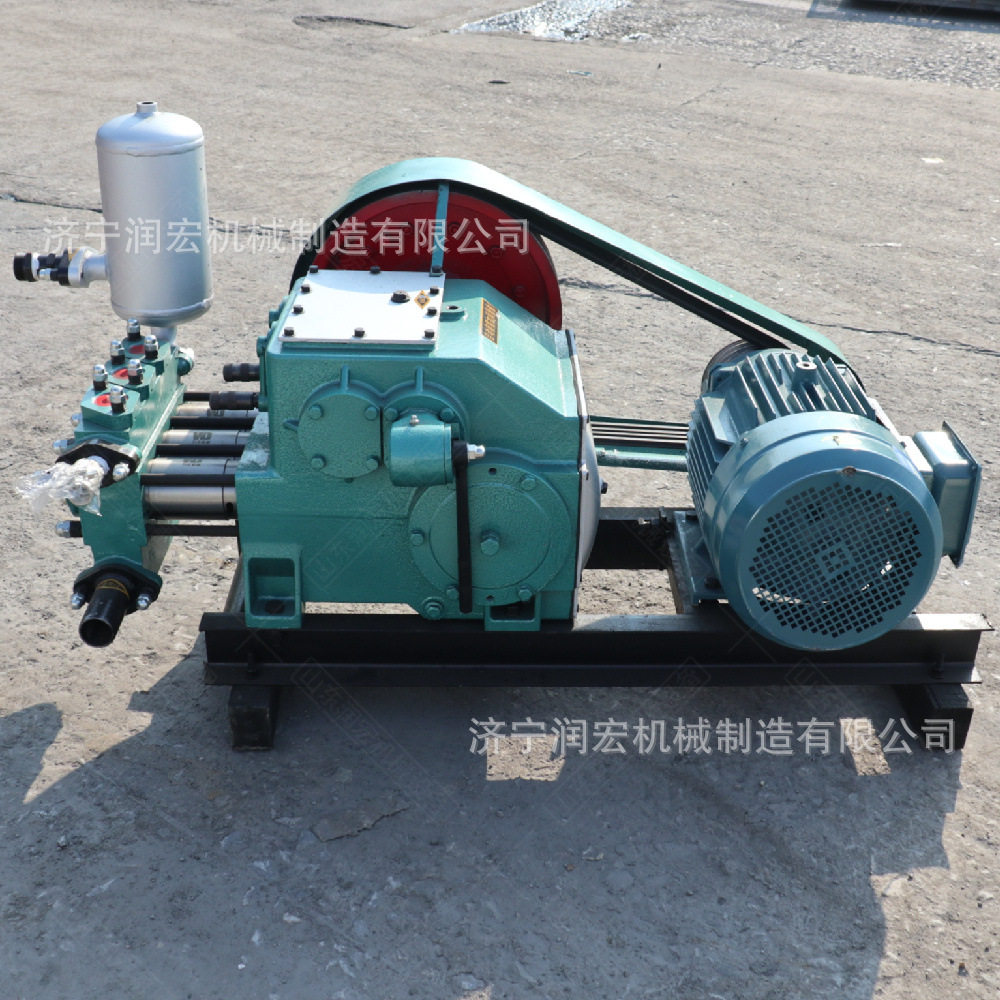 隧道工程15KW电动三缸注浆机水泥灰浆压力灌浆泵活塞式变频注浆机
