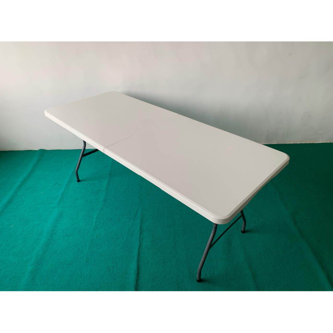 1.8米户外塑料折叠桌会议长条吹塑桌夜市摆摊桌子便携式宴会餐桌