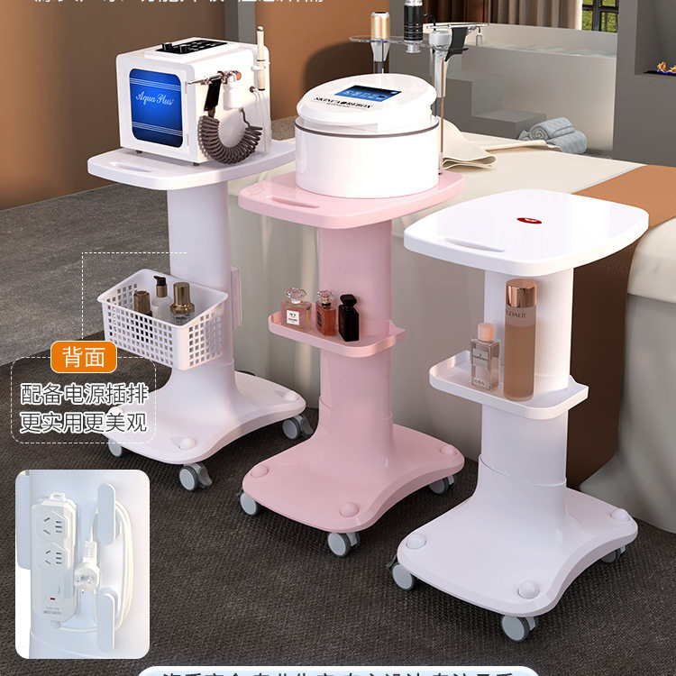 美容院仪器推车小气泡底座放仪器设备架子美容置物架工具车工厂