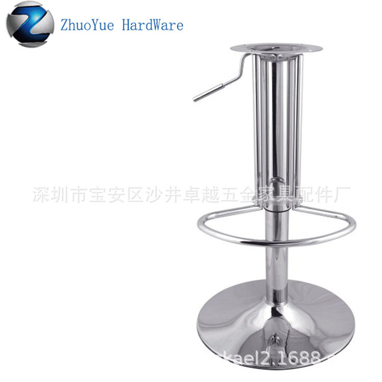 吧椅升降电镀喇叭盘桌脚配件