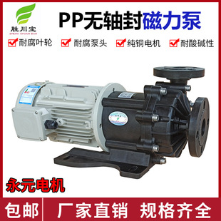 胜川宝MDH系列磁力驱动泵永元 工程塑料药水输送泵 电机磁力泵卧式