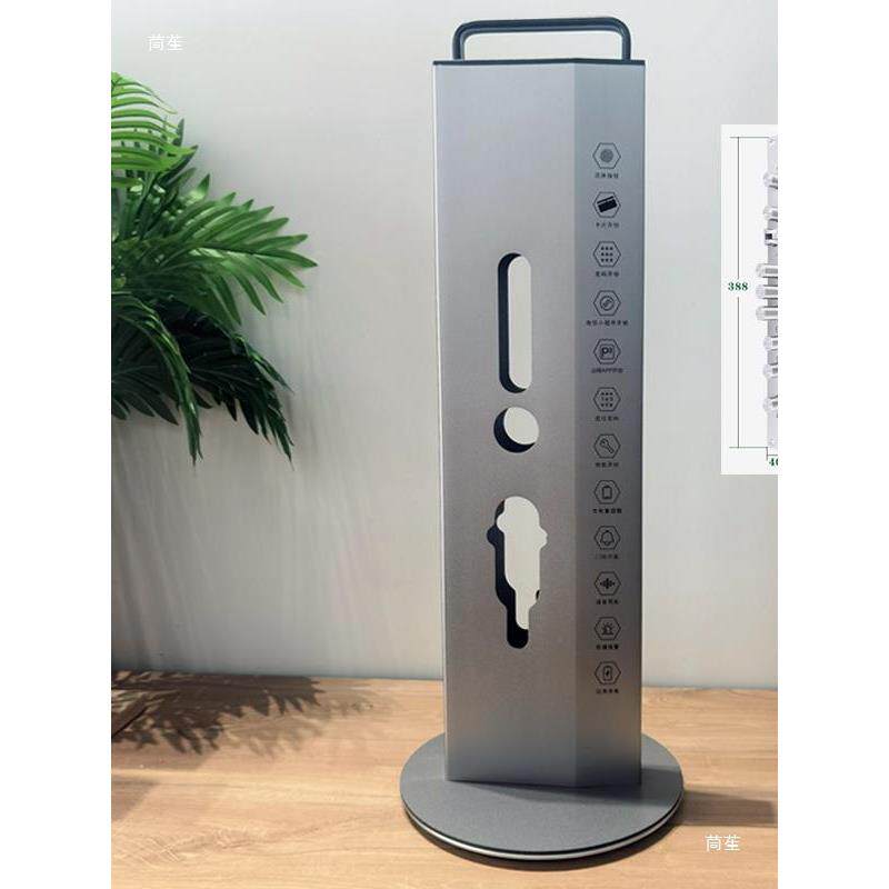 锁锁架指纹锁展示架防盗门旋转铝合金密码锁别墅大霸王锁