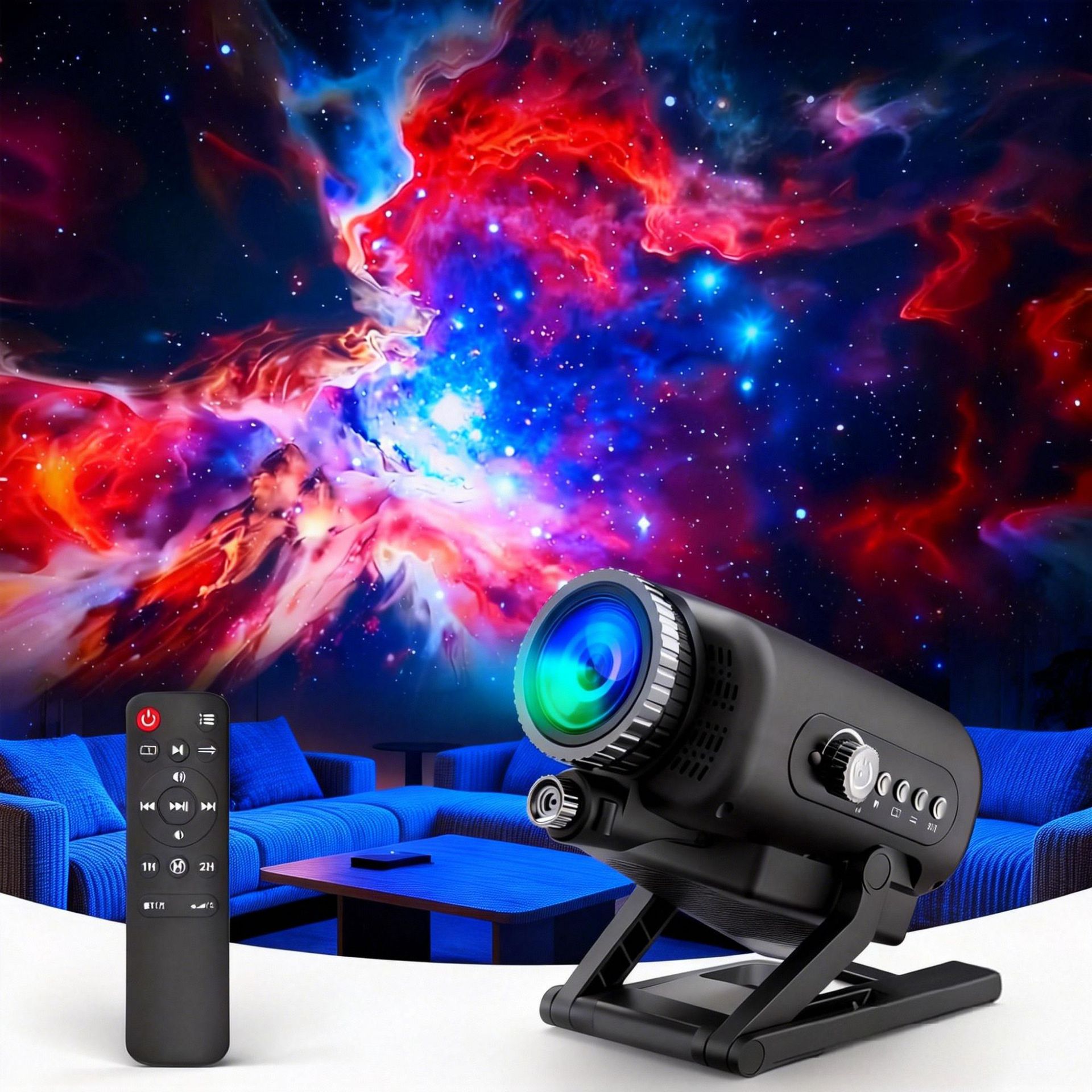 3D银河投影夜灯儿童房礼物