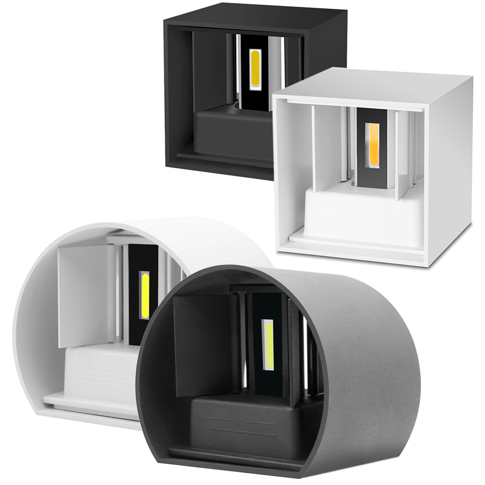 户外led壁灯方形防水楼梯灯墙壁灯客厅卧室壁燈 wall light