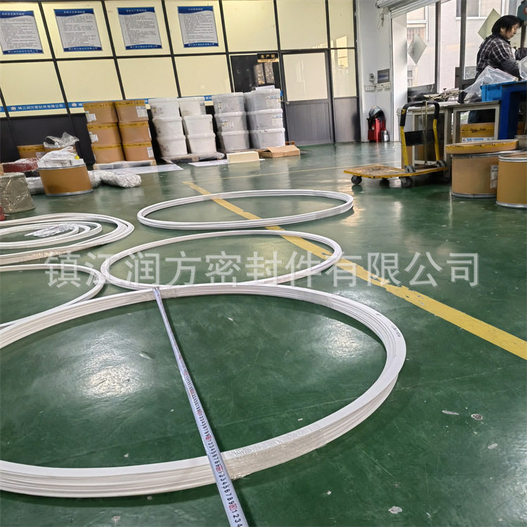 批量聚四氟乙烯改性增强玻璃纤维垫片   PTFE玻纤密封圈
