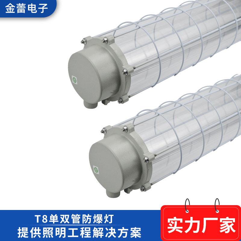 T8双管防爆灯玻璃外壳