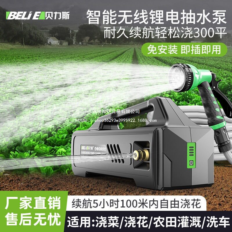 德国充电式抽水泵新型家用花园浇水浇菜淋菜农用浇地神器抽水机图片