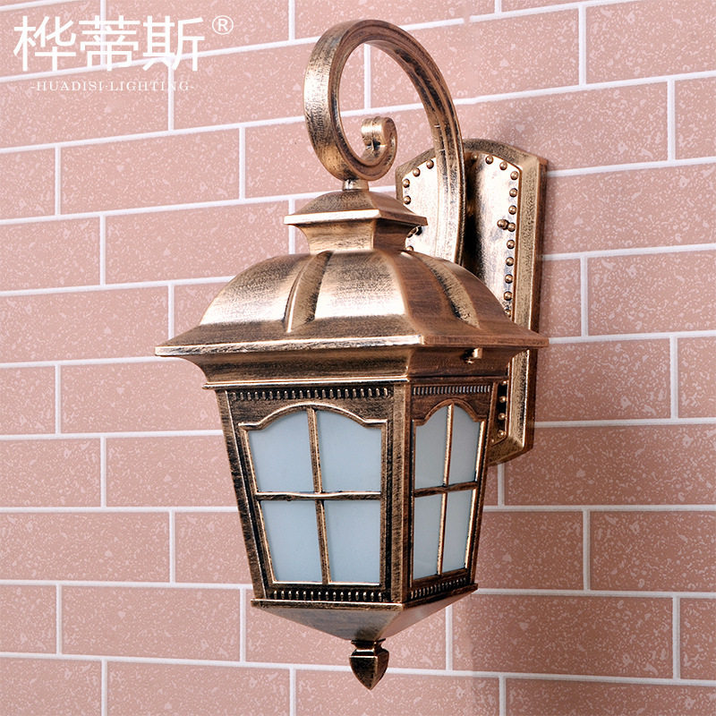 美式欧式复古简约现代户外防水壁灯客厅阳台过道走廊花园庭院