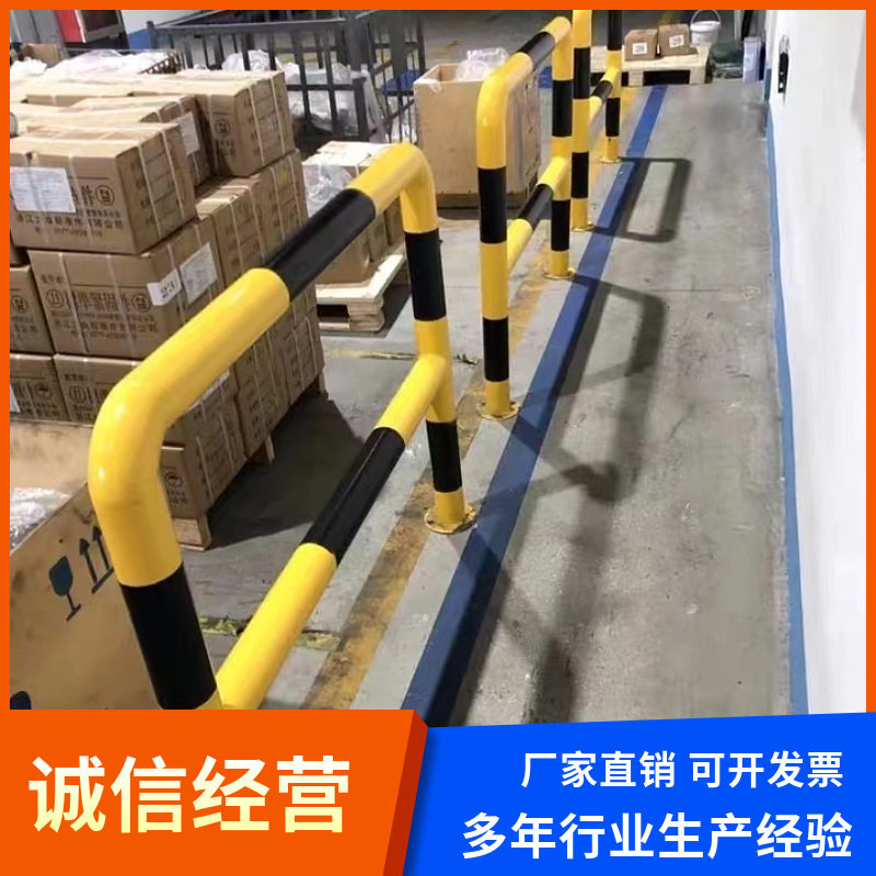 加厚防撞护栏钢管加油站防撞护栏道路加固M型停车位隔离U型桩