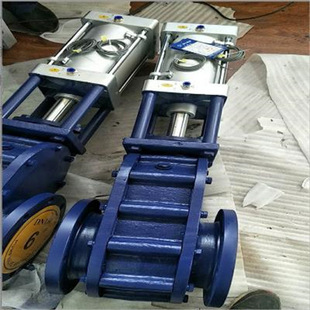 DN350 硬质合金气动双闸板阀 气动双闸板阀 16P Z644Y