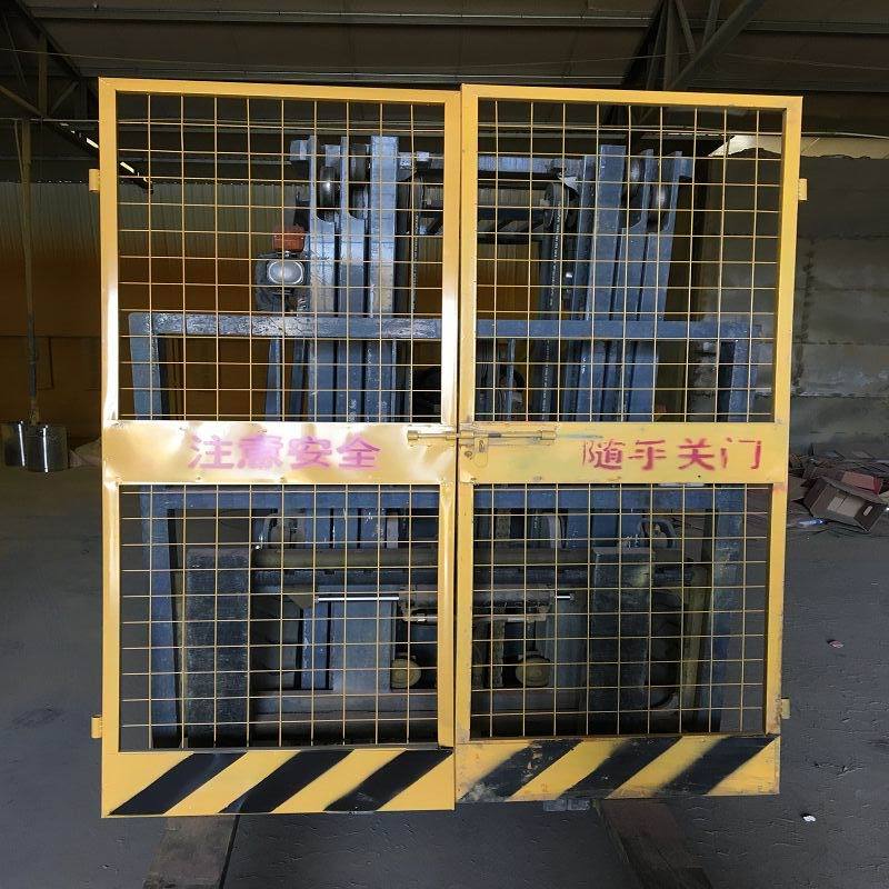 厂家现货热销施工电梯防护门 施工井口防护网 安全口 通道安全门