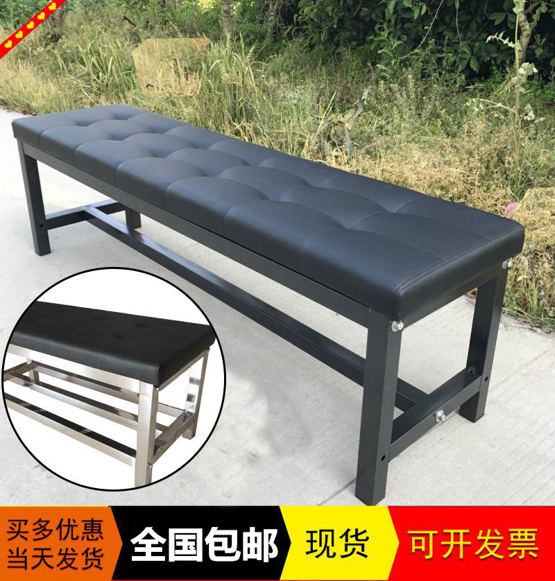 浴室更衣室凳子软包长椅皮沙发凳换鞋凳健身房商场休息长椅长条凳