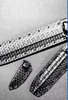 编织纹KYDEX板材用于户外DIY手工材料