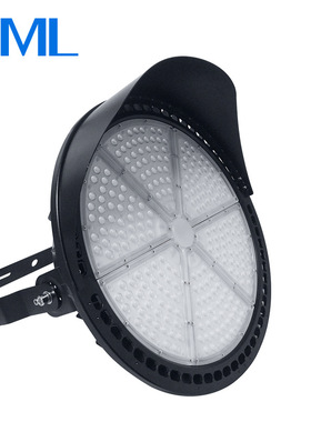 圆形支架投光灯50w100w200w泛光灯led户外投射灯超亮工地照明灯