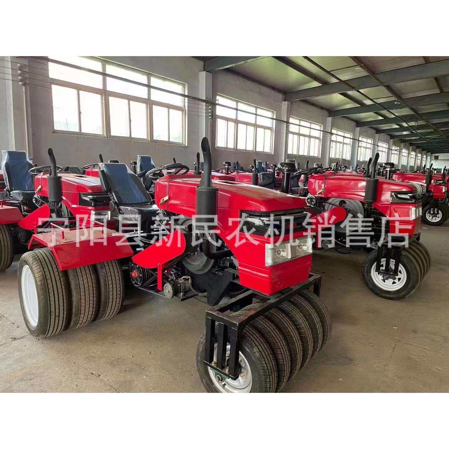 25马力柴油液压转向麦地压实机自走式麦田压地机农用小麦镇压器