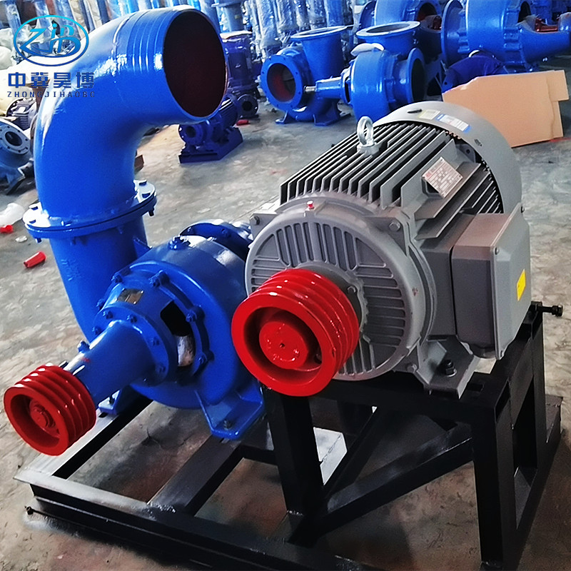 厂家批发排污泵380v 200HW-4型单级单吸柴油机混流泵 蜗壳清水泵