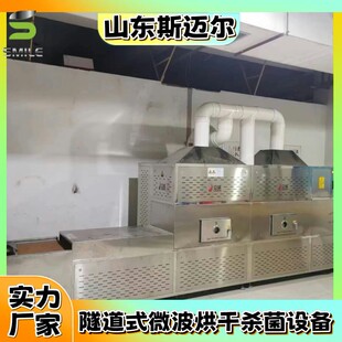 铁矿粉烘干设备 隧道式锰矿粉烘干机 斯迈尔微波干燥设备