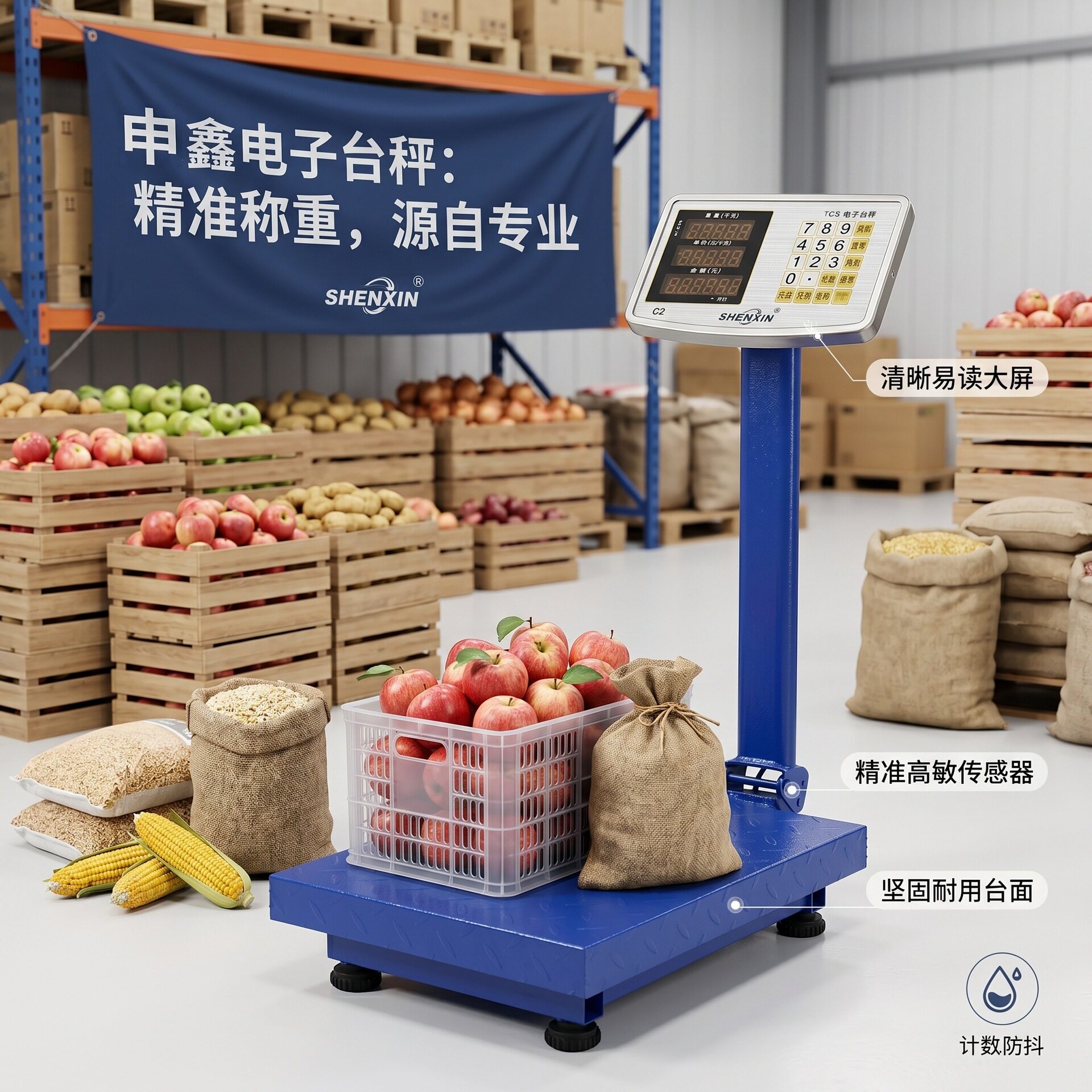 150kg精准折叠家用电子台秤